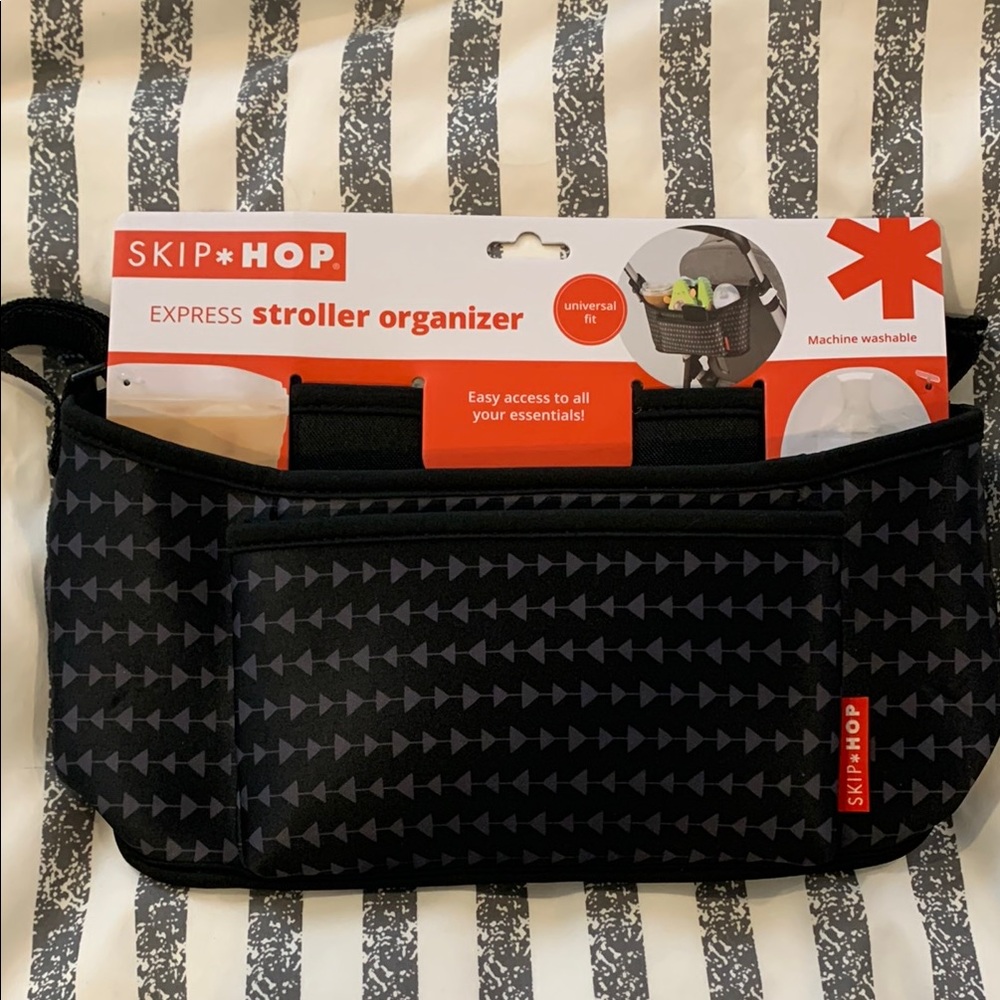Skip Hop Black Stroller Organizer